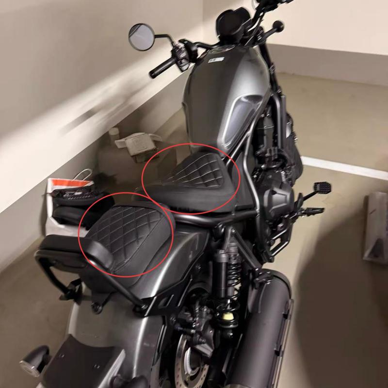 For Honda Rebel CMX500 CMX300 2017-2025 Motorcycle Accessories Front Rider Driver Seat Cushion Rear Passenger Pillion