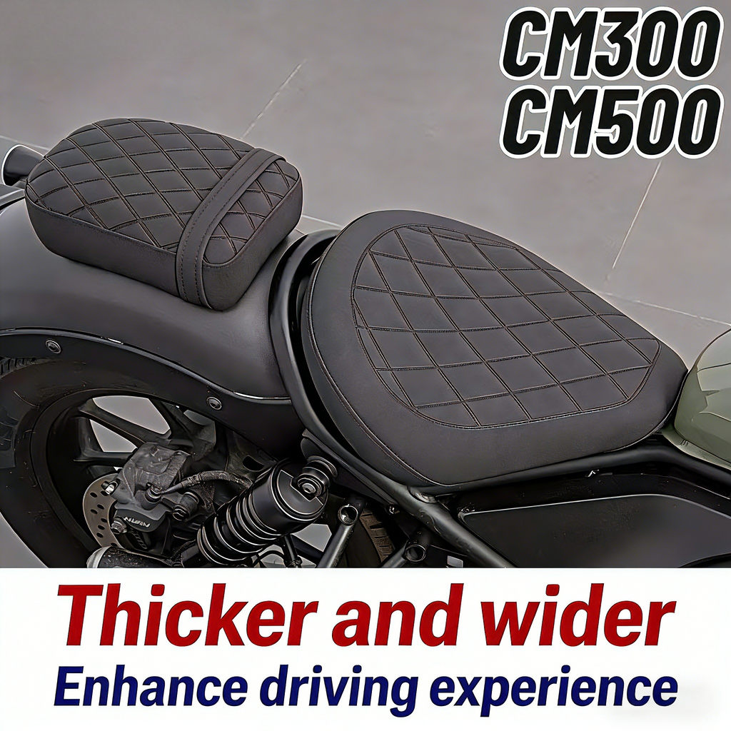 For Honda Rebel CMX500 CMX300 2017-2025 Motorcycle Accessories Front Rider Driver Seat Cushion Rear Passenger Pillion