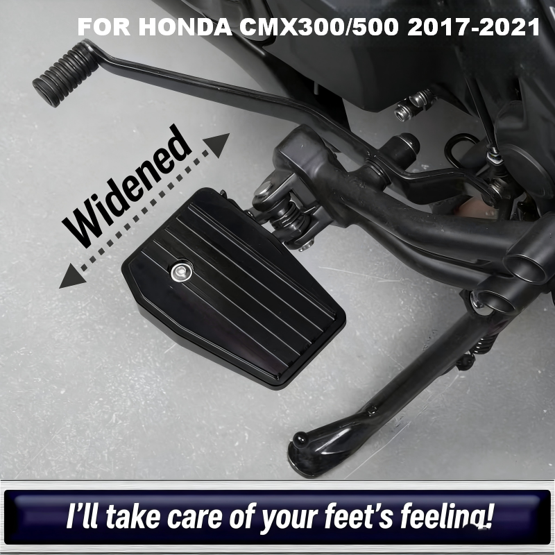 For Honda Rebel CMX300 CMX500 2017-2021 Motorcycle Accessories Footrest Billet Wide Foot Pegs Pedals Rest Footpegs
