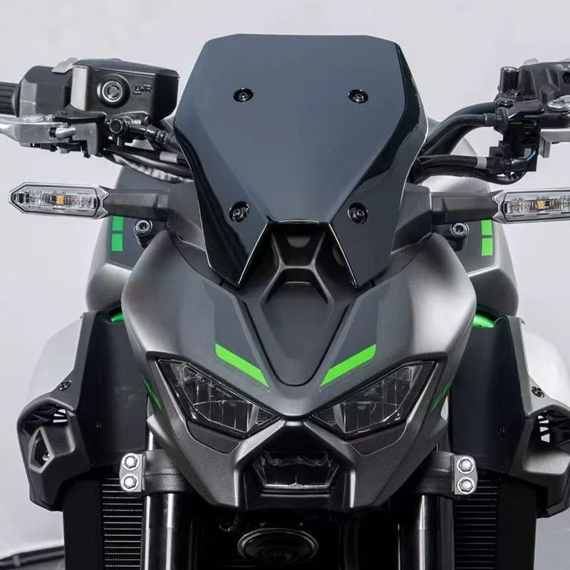 For Kawasaki Z900 2025 Motorcycle Accessories High Windshield 20mm Tall Windscreen Sport Wind Deflectors Visor