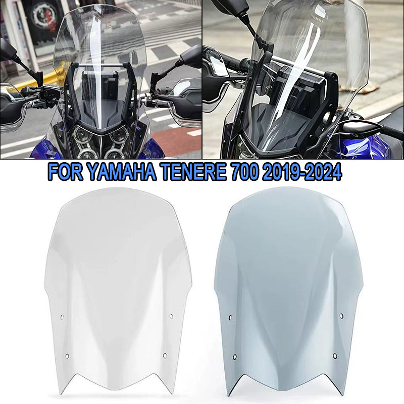 For Yamaha Tenere 700 XTZ700 2019-2024 Windscreen Windshield Wind Deflector Motorcycle Accessories