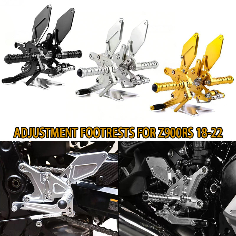 For Kawasaki Z900RS SE Cafe ABS 2018-2024 Motorcycle Rearsets Adjustment Footrests Footpeg Pedal Foot Pedals