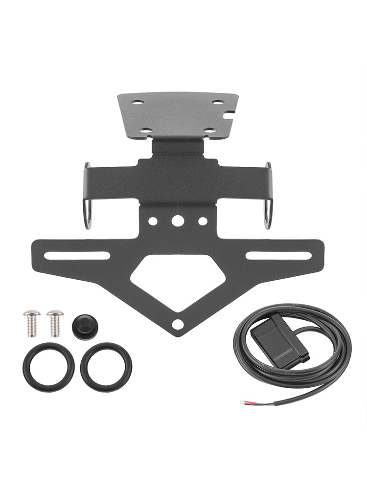For Kawasaki Z900 2025 2026 Rear License Plate Frame Mount Holder Bracket Motorcycle Tail Light Bracket License Plate Bracket