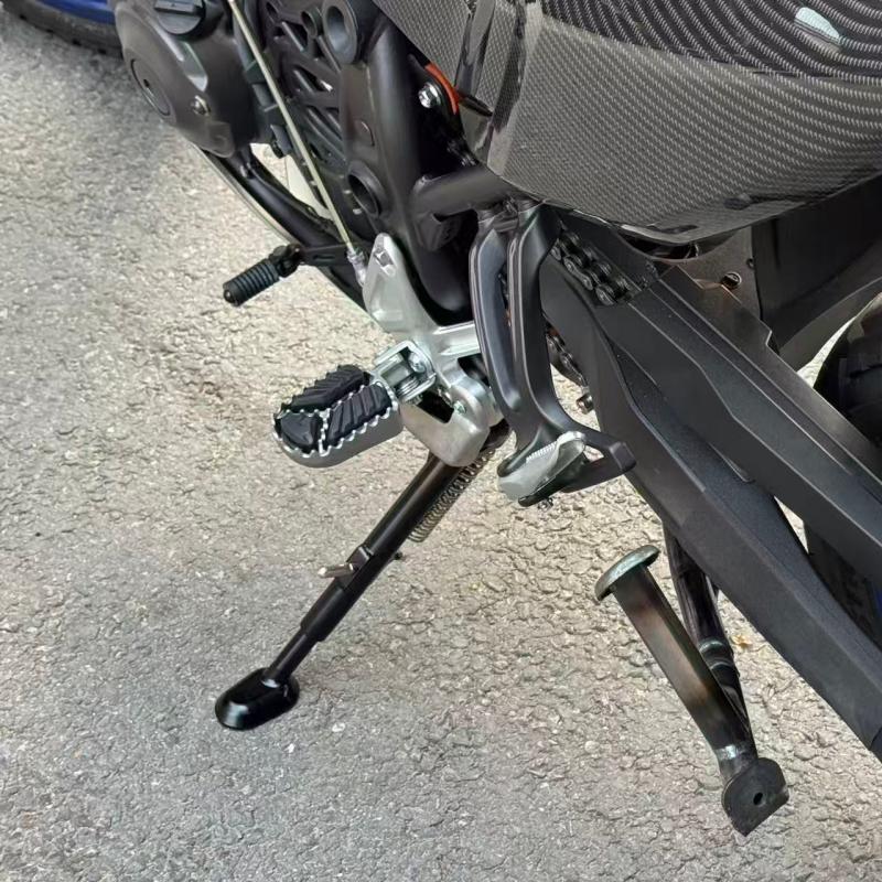 For Yamaha Tenere700 2019-2026 Adjustable Kickstand Foot Kick Side Stand Leg  Motorcycle Parking Bracket