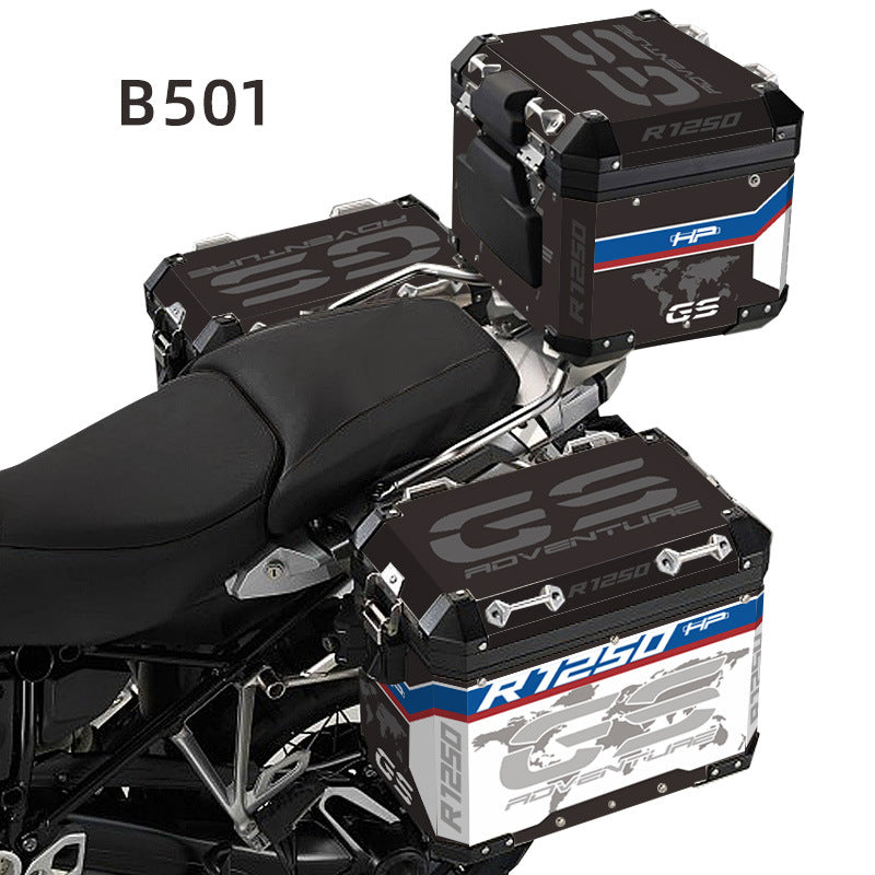 For BMW R1200GS R1250GS ADV GSA F850GS Adventure 2014-2023 Motorcycle Aluminum Case Box Stickers Motorrad Panniers Decals