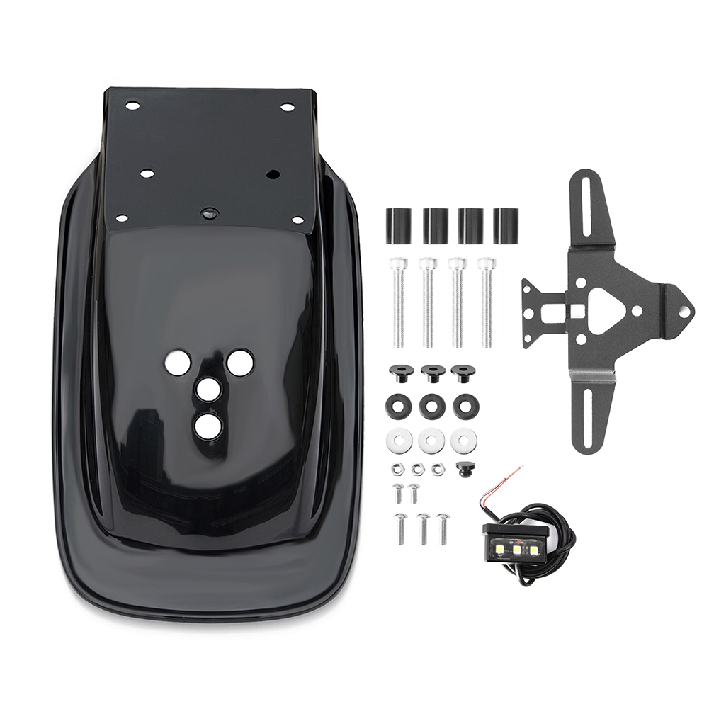 For Kawasaki Z900RS SE Cafe ABS 18-24 Motorcycle Wheel Hugger Mudguard Splash Guard Licese Plate Holder Rear Fender