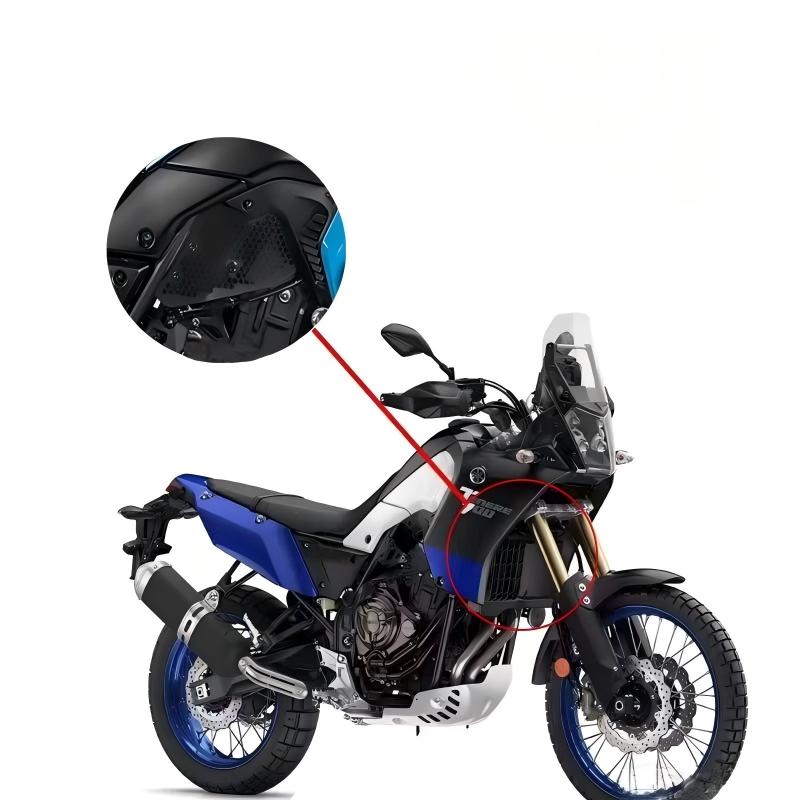 FOR YAMAHA Tenere700 XTZ700 T7 2019-2024 Motorcycle Engine Guard Cover Protector Crap Flap Set Protection Cap
