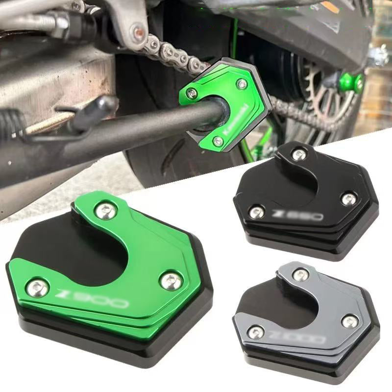 For Kawasaki Z900 Z900RS 2017-2025 Motorcycle Kickstand Foot Side Stand Extension Pad Support Plate
